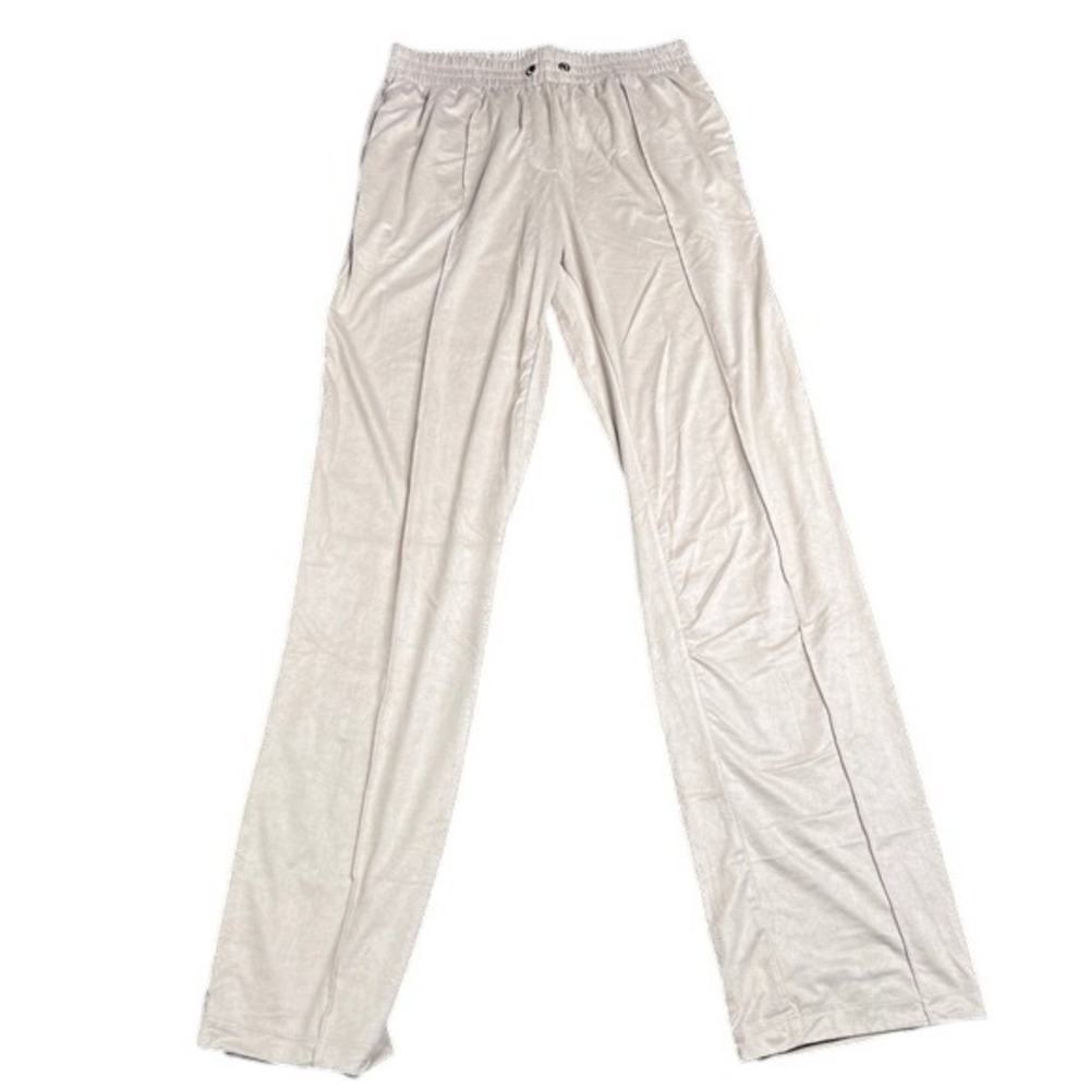 Heroine Sport Liquid Satin Wide‎ Leg Pants Medium Champagne Taupe Athleisure